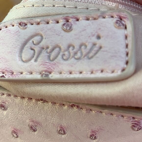 Crossi faux ostrich crossbody with detachable strap for Handbag - Picture 7 of 8